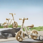 2-in-1 Elegant Convertible Tricycle with Training Wheels with Pedals for 2-7 Years Old Kids