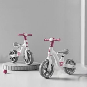 KT-283 3-in-1 Convertible Kids Balance Bike for Toddlers (2–5 Years) with Light & Music - Dark Magenta