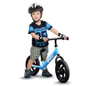 AMBERZ KB-002 Easy-Ride Balance Bike | Pedal-Free, Safe & Stable | Adjustable Seat | EVA Anti-Puncture Wheels | Lightweight for Kids 2–5 Years - Blue