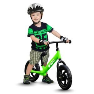 AMBERZ KB-002 Easy-Ride Balance Bike | Pedal-Free, Safe & Stable | Adjustable Seat | EVA Anti-Puncture Wheels | Lightweight for Kids 2–5 Years