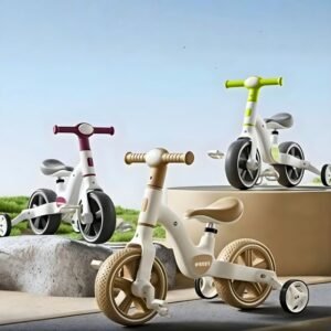 KT-283 3-in-1 Convertible Kids Balance Bike for Toddlers (2–5 Years) with Light & Music