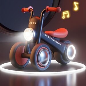 Premium Kids Balance Bike with Light & Music | Toddler First Bike for Boys & Girls 1 to 3 Years Old | Kids Balancing Cycle | Light & Music | Max Load 20kg