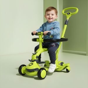 AMBERZ KS-221 5-in-1 Multi-Functional Design Kick Scooter for 2-12 Years Old Boys & Girls