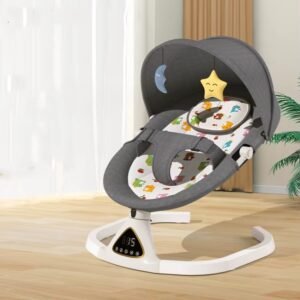 Amberz swing, Electric Baby Swing Automatic Baby Rocker Infant, Swing and Bouncer Newborn Rocker with Music ,Baby Electric Cradle, Electric baby swing with remote control and timer, Automatic baby rocker with mosquito net and canopy, Portable electric baby bouncer for newborns, Infant swing with Bluetooth music and 5 speeds, Baby cradle chair with adjustable backrest and toys Wooden rocking chair (if yours is plastic/metal), Toddler swing (unless your product is truly for toddlers as well),